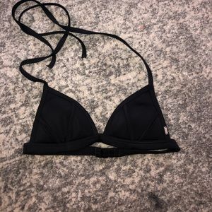 VICTORIA SECRET PINK BLACK BIKINI TOP